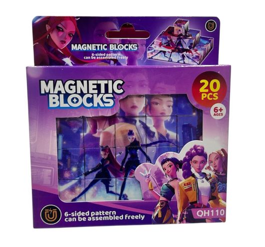 BLOQUES MAGNETICOS K POP ROMPECABEZAS 20PCS 0124 [QH110]