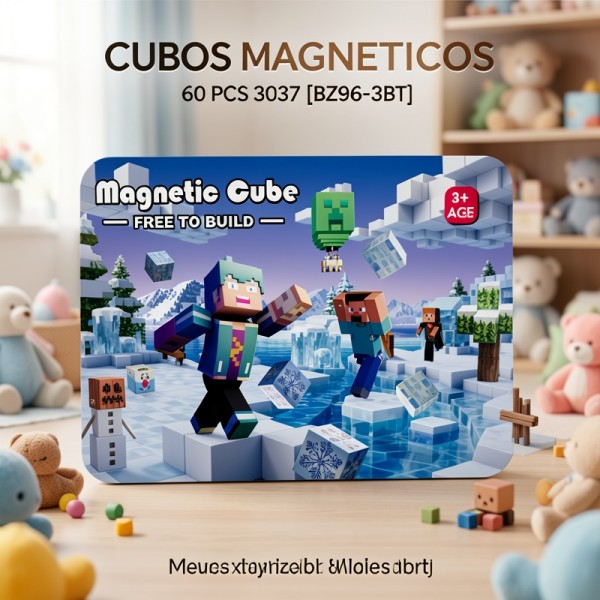 CUBOS MAGNETICOS 60 PCS 5497 [BZ96-3BT]